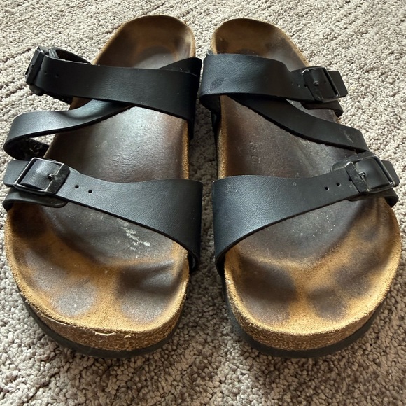 Birkenstock Black Dual-Strap Women’s Sandals - Picture 2 of 7